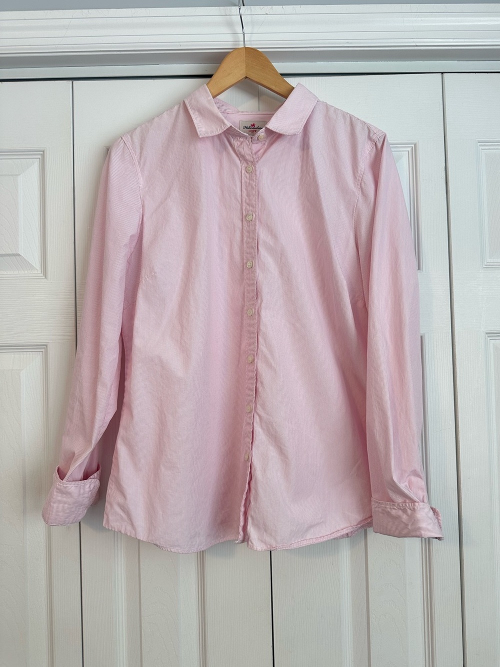 Haberdashery J. Crew Light Pink Cotton Button-Up Shirt, XL